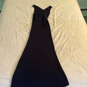 Navy Blue MIDI sweater dress. Anthropologie
